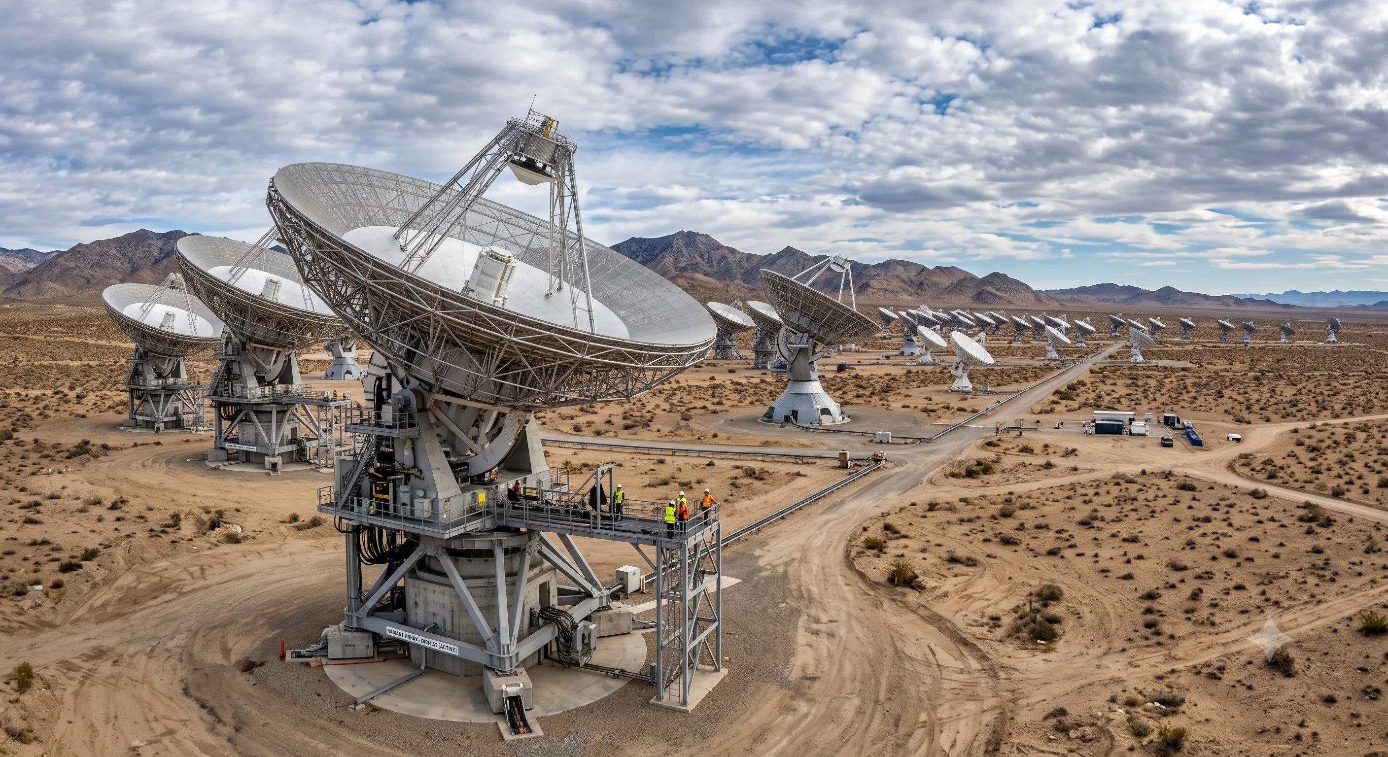 A radio astronomy array
